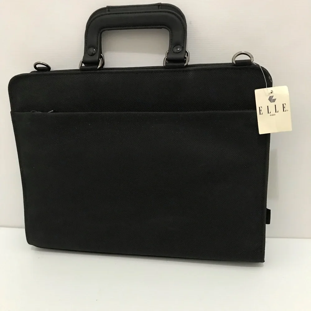 NWT Elle Paris Black Men's Laptop Bag